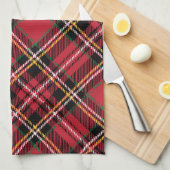 Linge De Cuisine Motif de tartan de Noël (Quart Plié)
