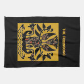 Linge De Cuisine Motif de tatouage ethnique tribal (Horizontal)