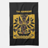 Linge De Cuisine Motif de tatouage ethnique tribal (Vertical)