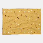 Linge De Cuisine Motif de Terrazzo Jaune (Horizontal)