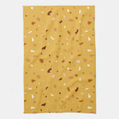 Linge De Cuisine Motif de Terrazzo Jaune (Vertical)