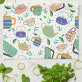 Linge De Cuisine motif de thé (Plié)