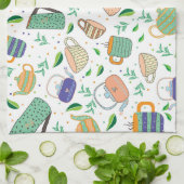 Linge De Cuisine motif de thé (Plié)