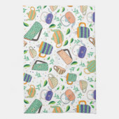 Linge De Cuisine motif de thé (Vertical)