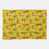 Linge De Cuisine Motif de tigre d'or asiatique (Horizontal)