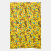 Linge De Cuisine Motif de tigre d'or asiatique (Vertical)