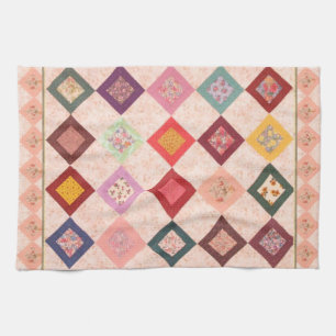 Linge De Cuisine Motif de tissus colorés