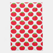 Linge De Cuisine Motif de tomate rouge. (Vertical)