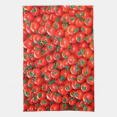 Linge De Cuisine Motif de tomates cerises rouges (Vertical)
