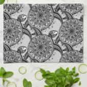 Linge De Cuisine Motif de tortue de style (Plié)