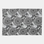 Linge De Cuisine Motif de tortue de style (Horizontal)