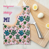 Linge De Cuisine Motif de tortue personnalisé (Quart Plié)