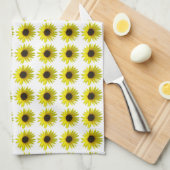 Linge De Cuisine Motif de tournesol (Quart Plié)