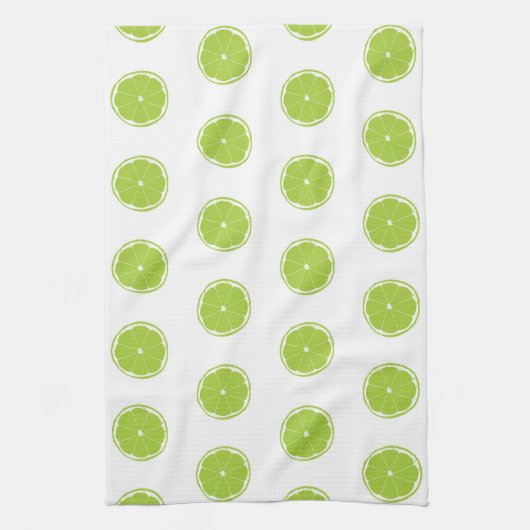 Linge De Cuisine Motif de tranche de citron vert (Vertical)