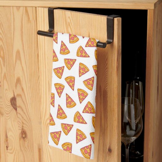 Linge De Cuisine Motif de tranche Pizza Fun (Pliage en tiers)