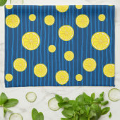 Linge De Cuisine Motif de tranches de citron (Plié)