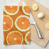 Linge De Cuisine Motif de tranches de citron (Quart Plié)
