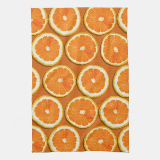 Linge De Cuisine Motif de tranches de citron (Vertical)