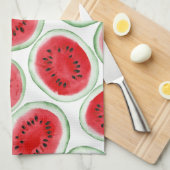 Linge De Cuisine Motif de tranches de pastèque (Quart Plié)