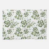 Linge De Cuisine  Motif de trèfle vert • St. Patrick's Day  (Horizontal)