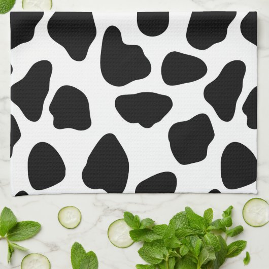 Linge De Cuisine Motif de vache (Plié)