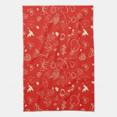 Linge De Cuisine Motif de Valentine (Vertical)