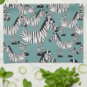 Linge De Cuisine Motif de zèbre (Plié)