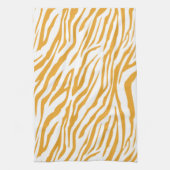 Linge De Cuisine Motif de zèbre jaune-mellow (Vertical)