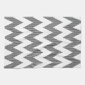 Linge De Cuisine Motif de zigzag géométrique (Horizontal)