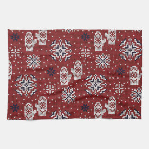 Linge De Cuisine Motif décoratif de Noël d'hiver