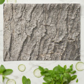 Linge De Cuisine Motif d'écorce (Plié)