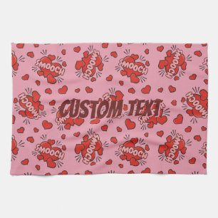 Linge De Cuisine Motif d'effet sonore de bande dessinée