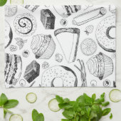 Linge De Cuisine Motif délicieux (Plié)