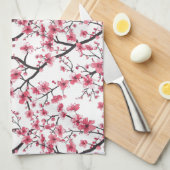 Linge De Cuisine Motif délicieux en fleur de cerisier (Quart Plié)
