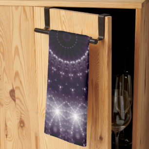 Linge De Cuisine Motif dentelle noir et blanc fantaisie