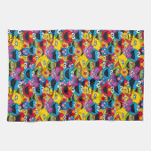 Linge De Cuisine Motif d'équipage de la rue Sesame (Horizontal)