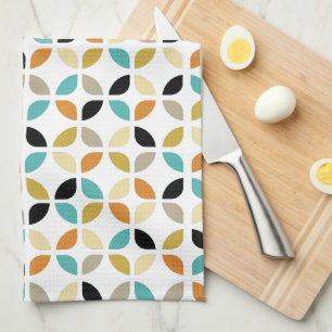 Linge De Cuisine Motif des cercles géométriques colorés du milieu d