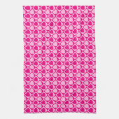 Linge De Cuisine Motif des coeurs roses (Vertical)