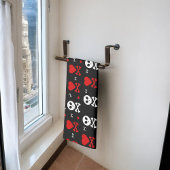 Linge De Cuisine Motif des crânes d'effroi