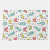 Linge De Cuisine motif des créatures de mer (Horizontal)