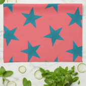 Linge De Cuisine Motif des étoiles d'or 19 (Plié)