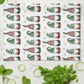 Linge De Cuisine Motif des Gnomes de Noël (Plié)