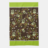 Linge De Cuisine Motif des hiboux (Vertical)