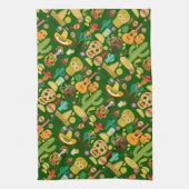 Linge De Cuisine Motif des icônes mexicaines (Vertical)