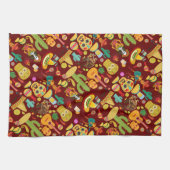 Linge De Cuisine Motif des icônes mexicaines (Horizontal)