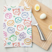 Linge De Cuisine motif des sourires (Quart Plié)