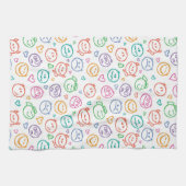 Linge De Cuisine motif des sourires (Horizontal)