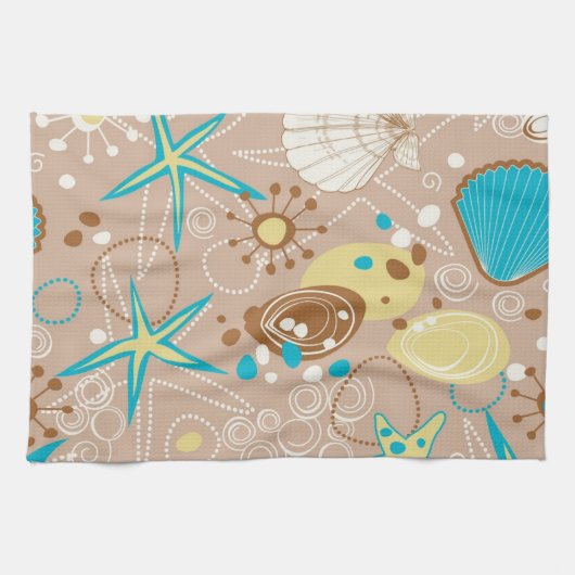 Linge De Cuisine Motif d'été (Horizontal)