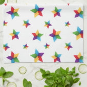 Linge De Cuisine Motif d'étoiles (Plié)