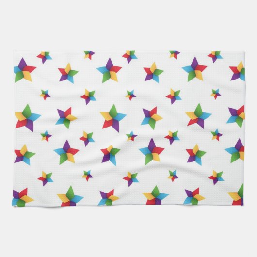 Linge De Cuisine Motif d'étoiles (Horizontal)